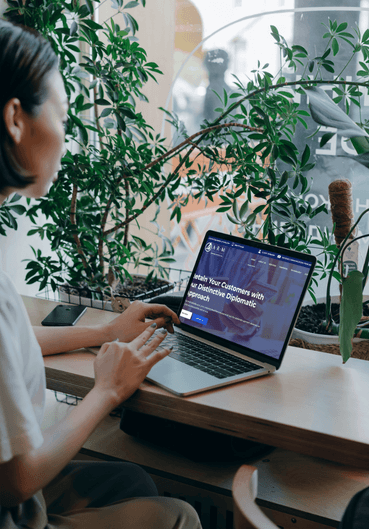 Woman at laptop computer